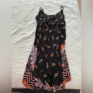 Black Print Dress